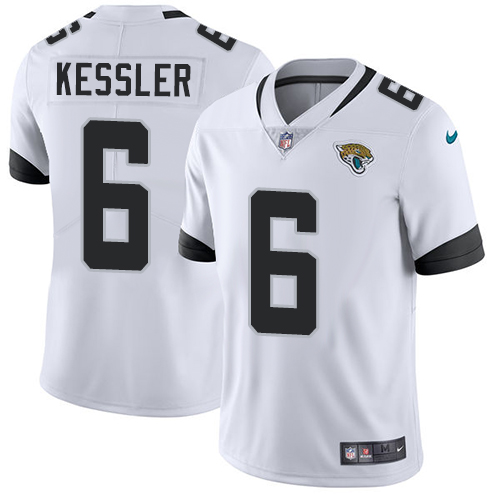 Nike Jacksonville Jaguars #6 Cody Kessler White Men Stitched NFL Vapor Untouchable Limited Jersey